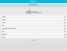 Tablet Screenshot of orlandoinsurancestore.com